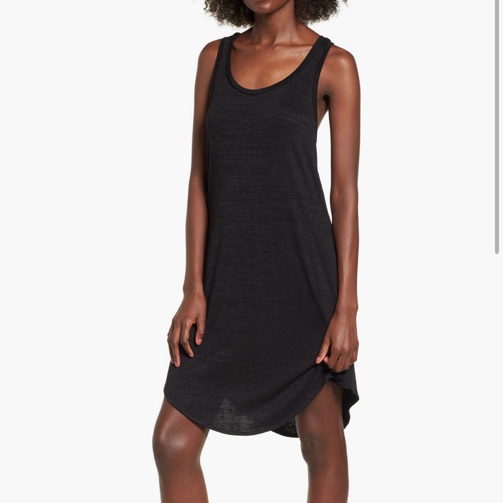 Leith Racerback Black Dress